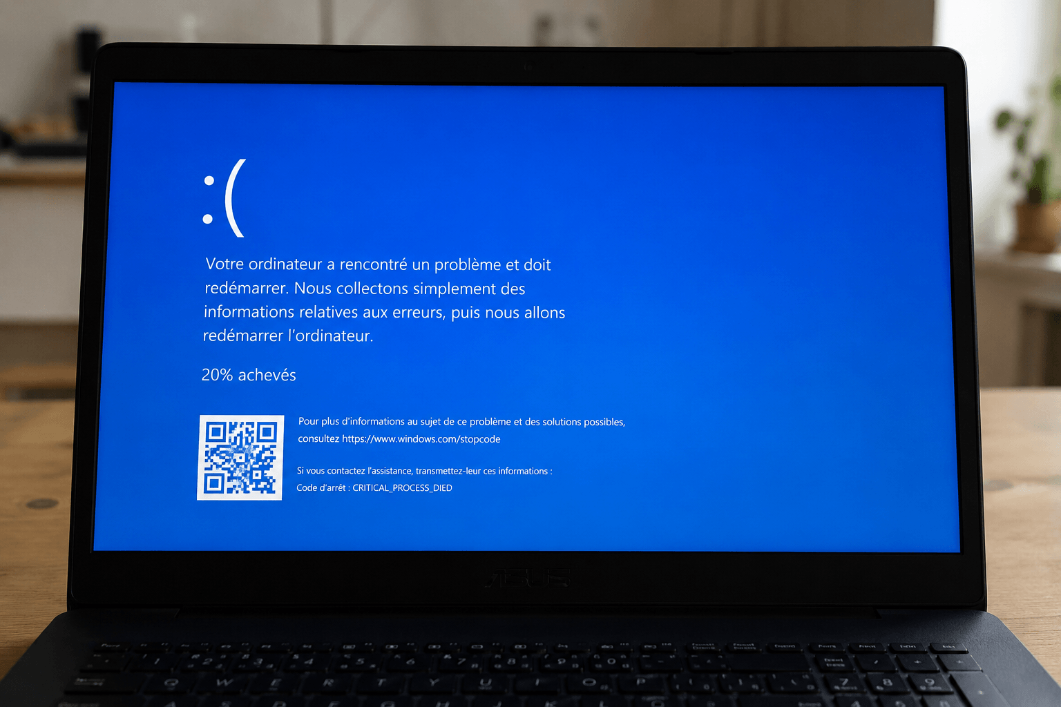 Écran bleu Windows 10