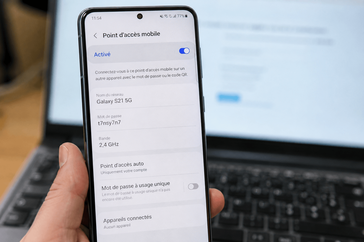 Comment faire un partage de connexion sur Samsung
