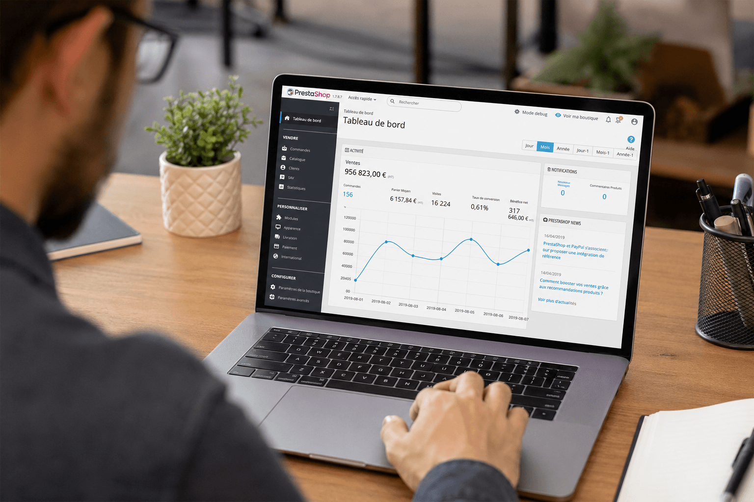 Créer sa boutique en ligne avec PrestaShop