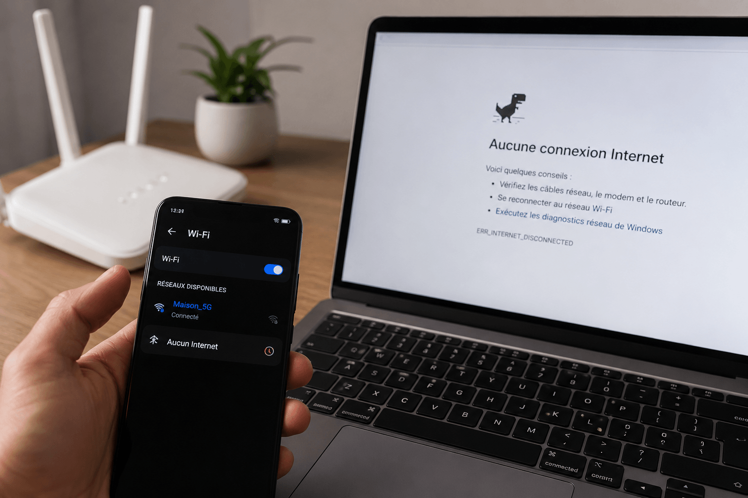 Internet ne fonctionne plus : toutes les solutions pour retrouver votre connexion rapidement