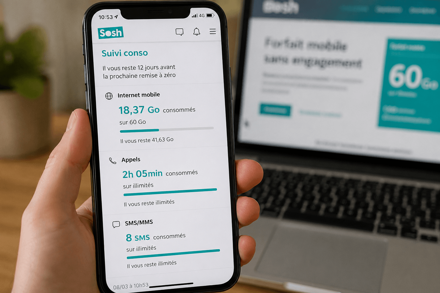 Suivi conso Sosh : comment consulter et maîtriser votre consommation mobile